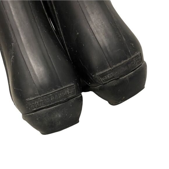 LOEFFLER RANDALL Rubber Ankle Chelsea Rain boot Waterproof Black 8 - Picture 8 of 14